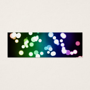 Bokeh Bookmark Litet Visitkort