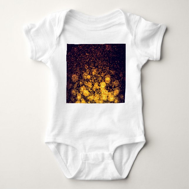 Bokeh Brilliance: Abstrakt Light Play T Shirt (Framsida)