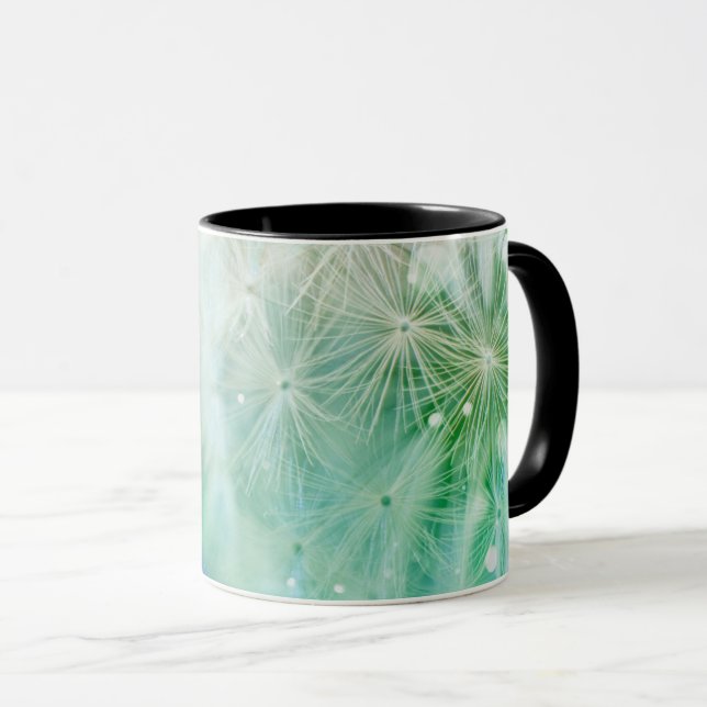 Bokeh Dandelion - Teal Mugg (Framsida höger)