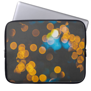 Bokeh-foto digital tapet laptop fodral