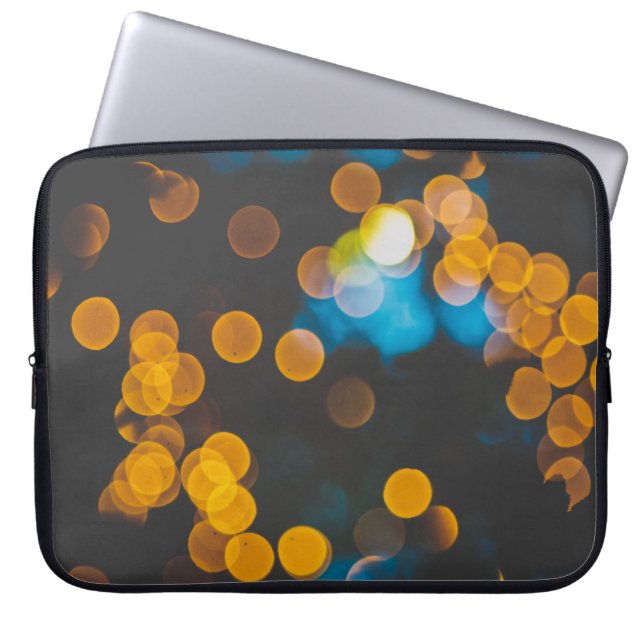 Bokeh-foto digital tapet laptop fodral (Framsidan)
