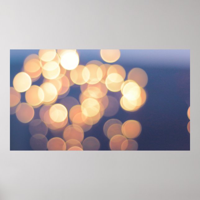 Bokeh-fotografi av ljus poster (Framsidan)