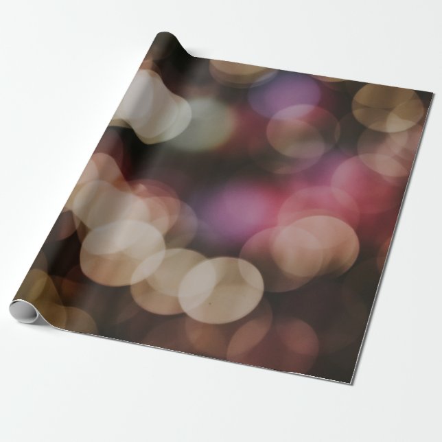 Bokeh-fotografi av ljus presentpapper (Utrullad)