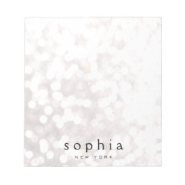 Bokeh Glitter Anteckningsblock