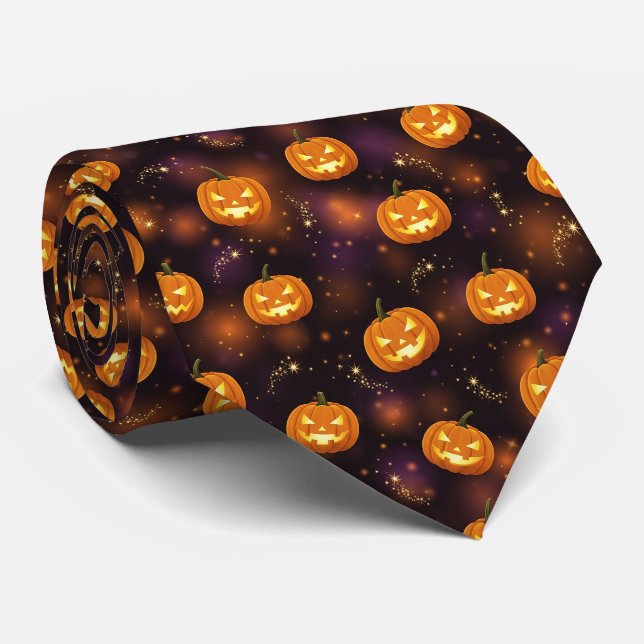 Bokeh Halloween | Lysande Jack-O'-Lantern (4) Slips (Rullad)
