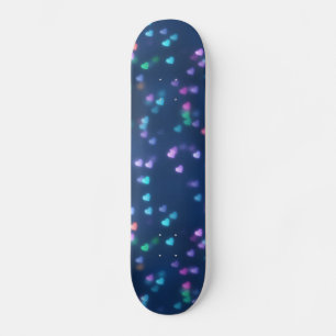 Bokeh Hearts Mini Skateboard Bräda 18,5 Cm
