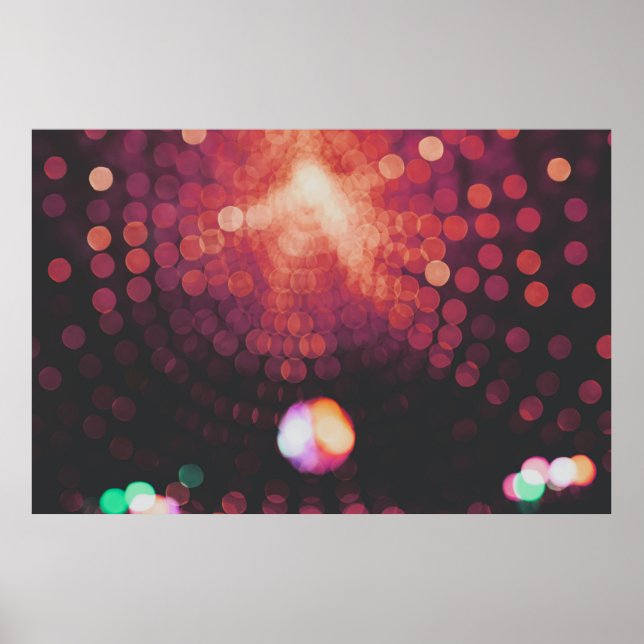 Bokeh light-fotografi poster (Framsidan)