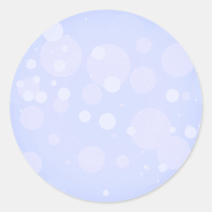 Bokeh Lila Circles Runt Klistermärke