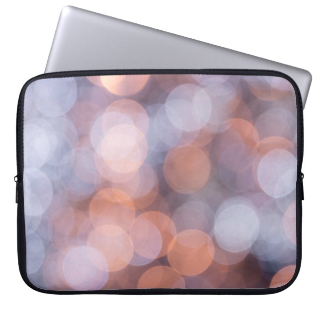 Bokeh ljus-effektdesign blankt laptop fodral (Framsidan)