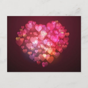 Bokeh-Ljus-Heart-Shape-Vector-Background BOKEH L Vykort