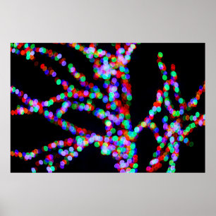 Bokeh ljus poster