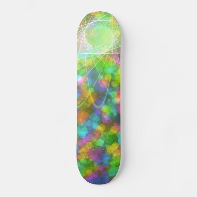 Bokeh Mini Skateboard Bräda 18,5 Cm (Framsida)