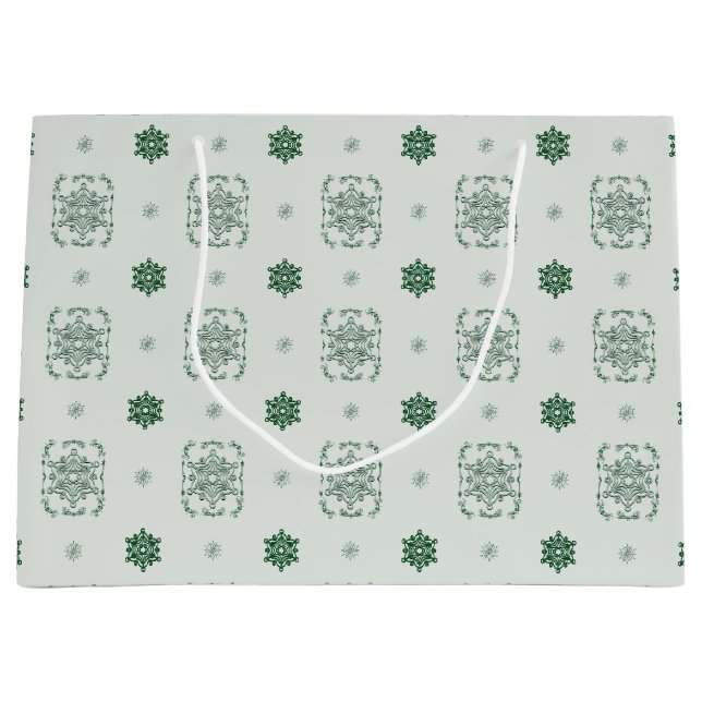 Bokeh Navidad Decorative Snöflingor (Framsidan)