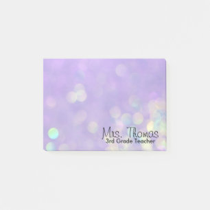 Bokeh Post IT Notes 4x3 (Lila) Post-it Block
