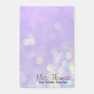 Bokeh Post IT Notes 4x6 (Lila) Post-it Block