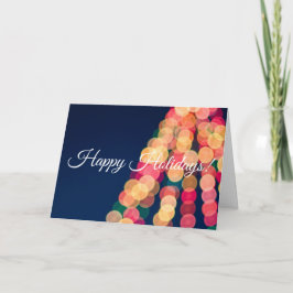 Bokeh Träd Ljus, jul Kort