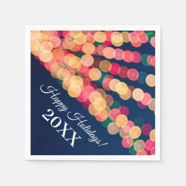 Bokeh Träd Ljus, jul Pappersservett