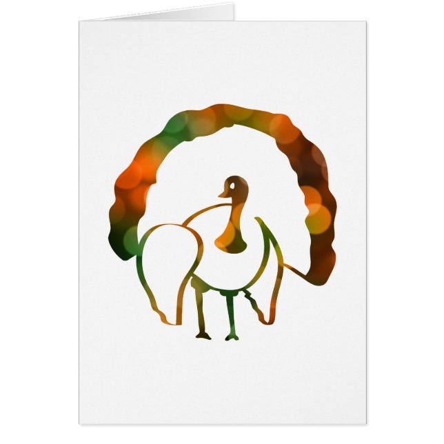 Bokeh Turkiet Hälsningskort (Framsidan)