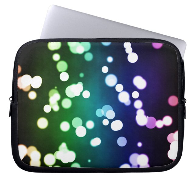 Bokeh-väska Laptop Sleeve (Framsidan)