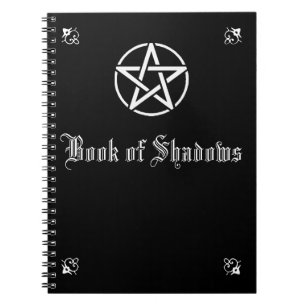 Boken av skuggar anteckningsboken anteckningsbok med spiral