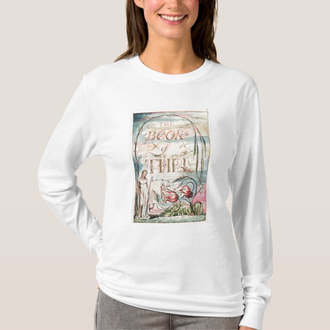 Boken av Thel; Titelsida, 1789 T-shirt (Framsida)