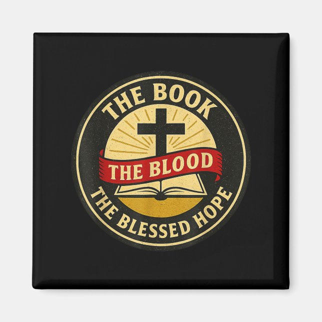 Boken, blod och välsignad förhoppning, Kjv Magnet (Framsidan)