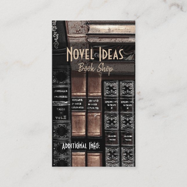 Boken shoppar visitkort 2 (Framsida)