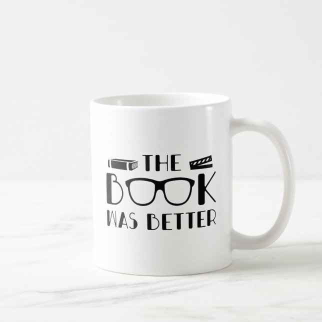 Boken Var Bättre Kaffemugg (Höger)