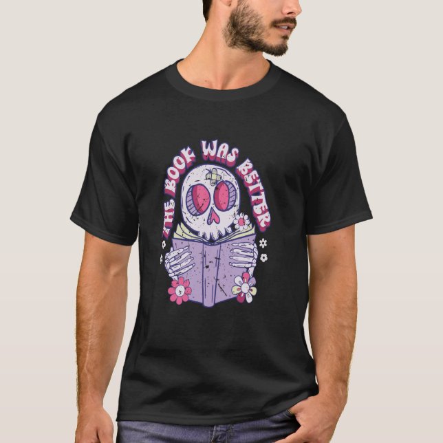 Boken var bättre t shirt (Framsida)