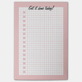 Bokför anteckning Få det gjort i listan Post-it Block