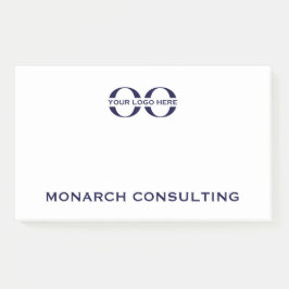 Bokför anteckningar för företag med Logotyp Post-it Block