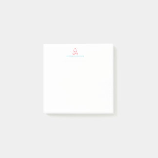 Bokför anteckningar post-it block