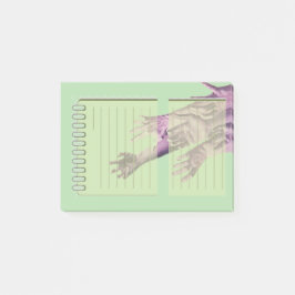 Bokför anteckningar post-it block