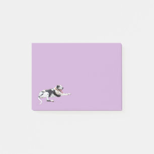 Bokför anteckningar. Ralph i Great dane Post-it Block