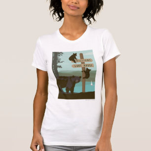 Bokför bokmärke t shirt