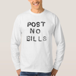 Bokför inga fakturor tee