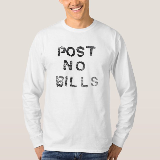Bokför inga fakturor tee (Framsida)