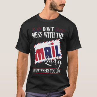 Bokför Office-arbetare är inte med Mail Dam T Shirt