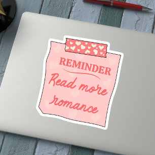 Bokför påminnelse - läs mer Romantik Klistermärken