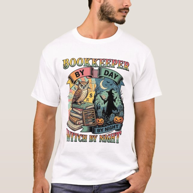 Bokförardags häxdrottning Halloween Ugglaböcker Pu T Shirt (Framsida)