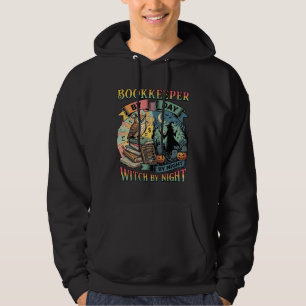 Bokförardags häxdrottning Halloween Ugglas Böcker Hoodie