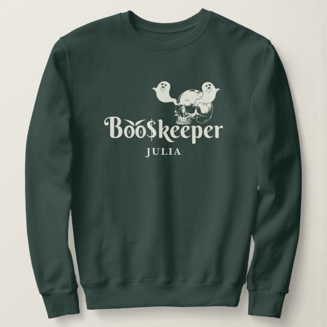 Bokförarens redovisningsexamen revisorn Halloween T Shirt (Design framsida)