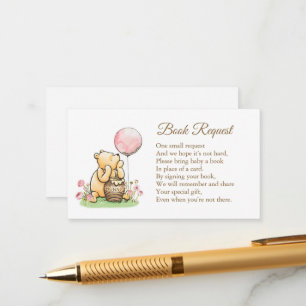 Bokförfrågan Klassisk Baby Shower Neutral Tilläggskort
