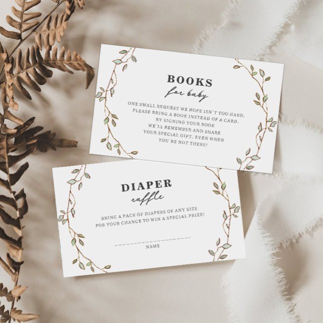 Bokförfrågan om botaniska blad Inklusionskort Tilläggskort (Skapare uppladdad)