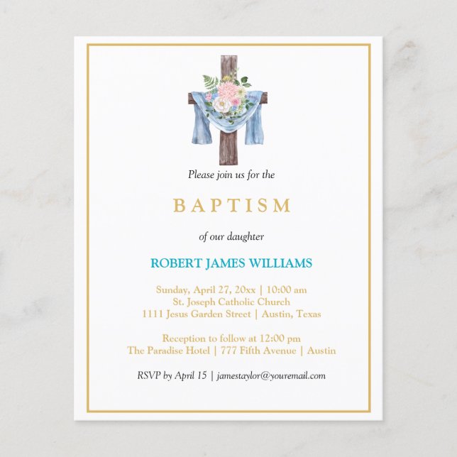 Bokföringsbaptism för Kor Guld (Framsida)