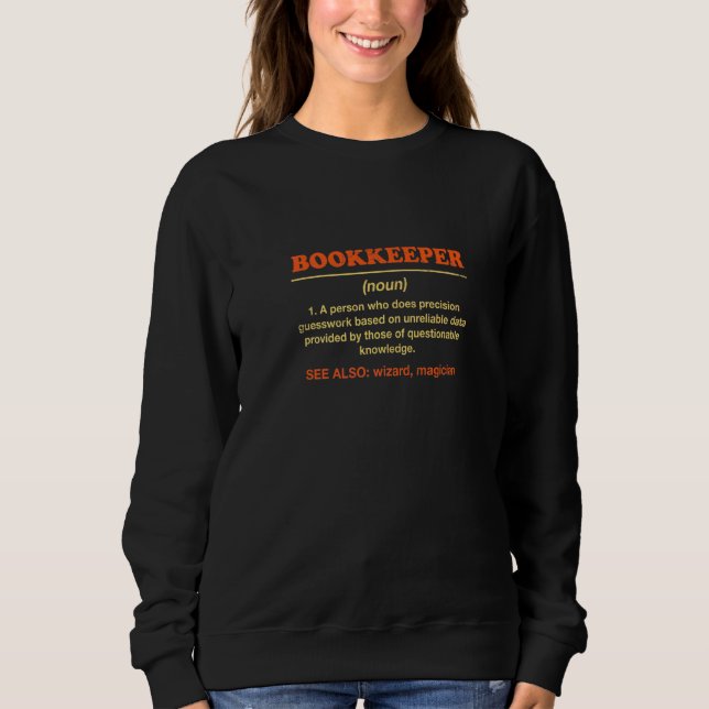 Bokföringsdefinition  Bokföringshumor T Shirt (Framsida)