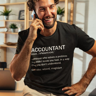 Bokföringsdefinition för räkenskapsfunktion: t shirt