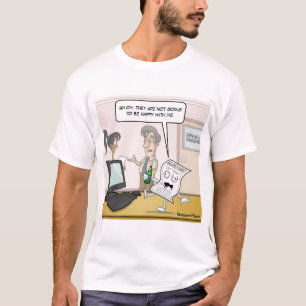 Bokföringsdisksaldo Lakan punny T-Shirt