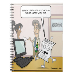 Bokföringsdocka balans för bärbara datorer i Lakan Anteckningsbok