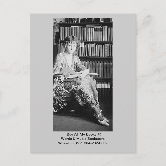 Bokföringsfack för hjulburk, väster-virginia vykort (Framsida)